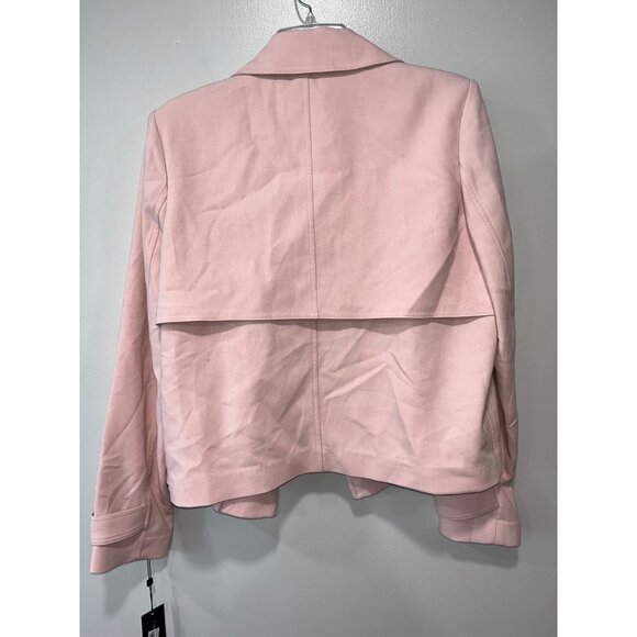 Tommy Hilfiger Womens Pink Open-Front‎ Jacket Size 12 NWT $129 - Picture 2 of 8